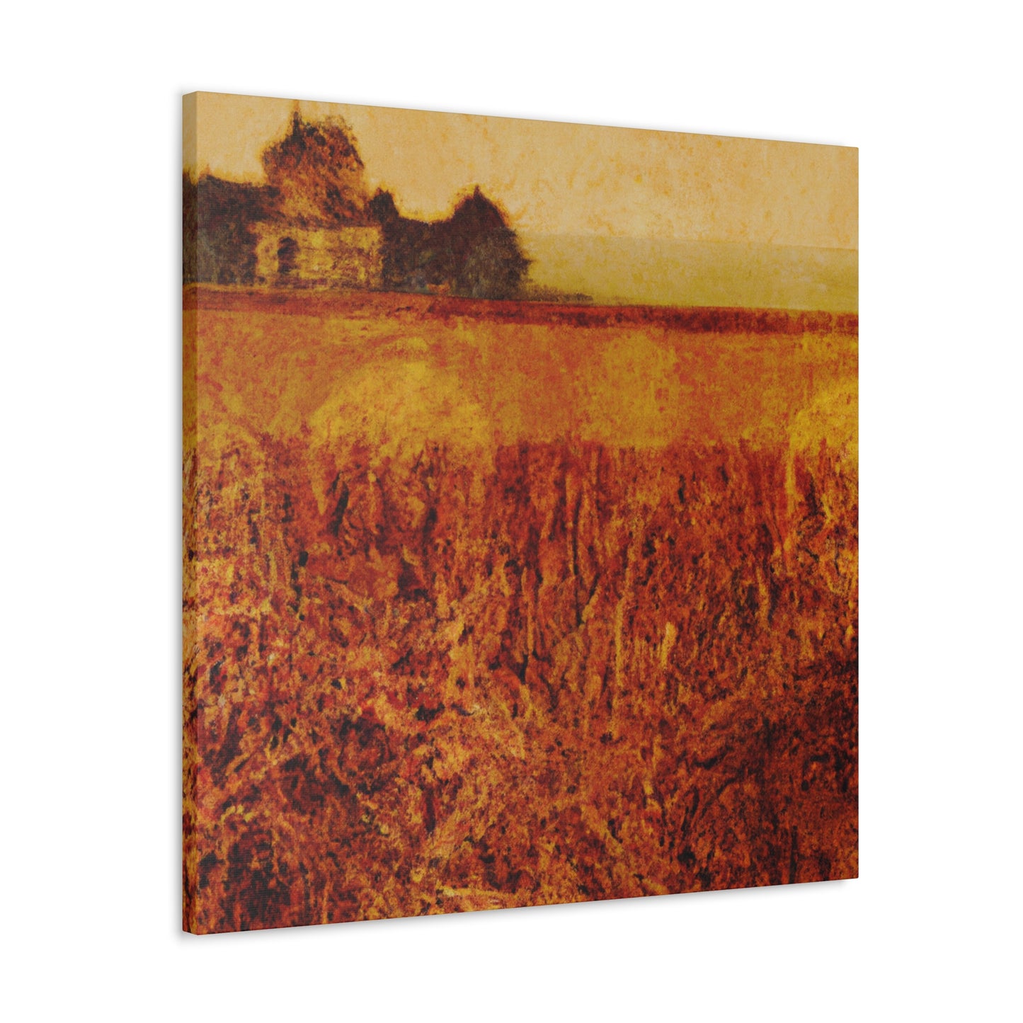 "Hay and Harmony Fields" - Canvas