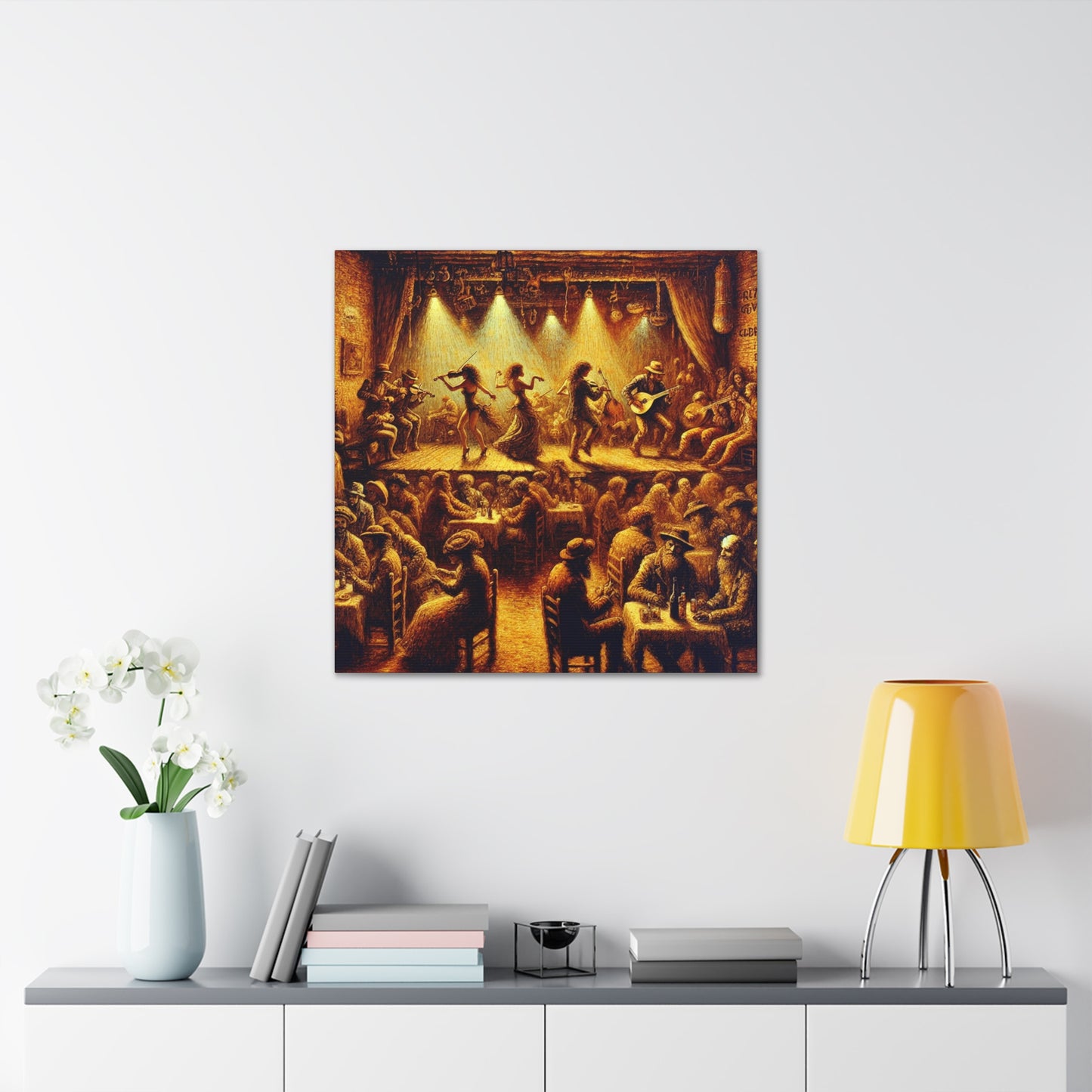 Enchanting Cabaret Revelry - Canvas