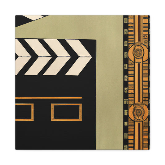 Starry Movie Clapboard - Canvas