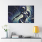 Ethereal Spiral Graceful Leap - Canvas