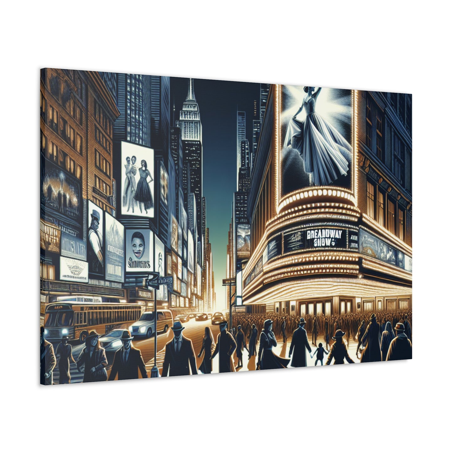 "Vivid Broadway Euphoria" - Canvas