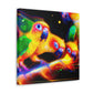 Colorful Conure Concert - Canvas