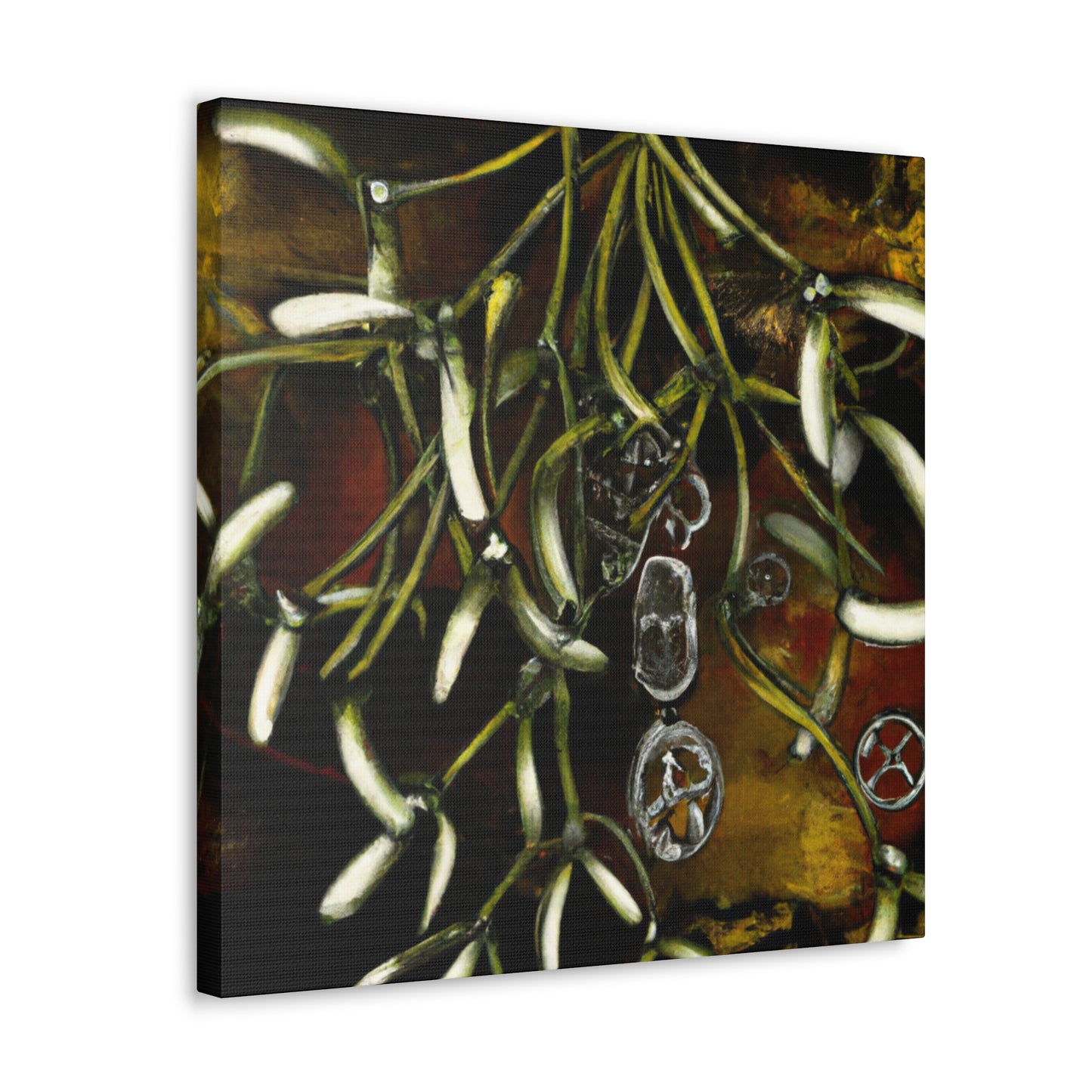 Mistletoe in Steampunk - Canvas