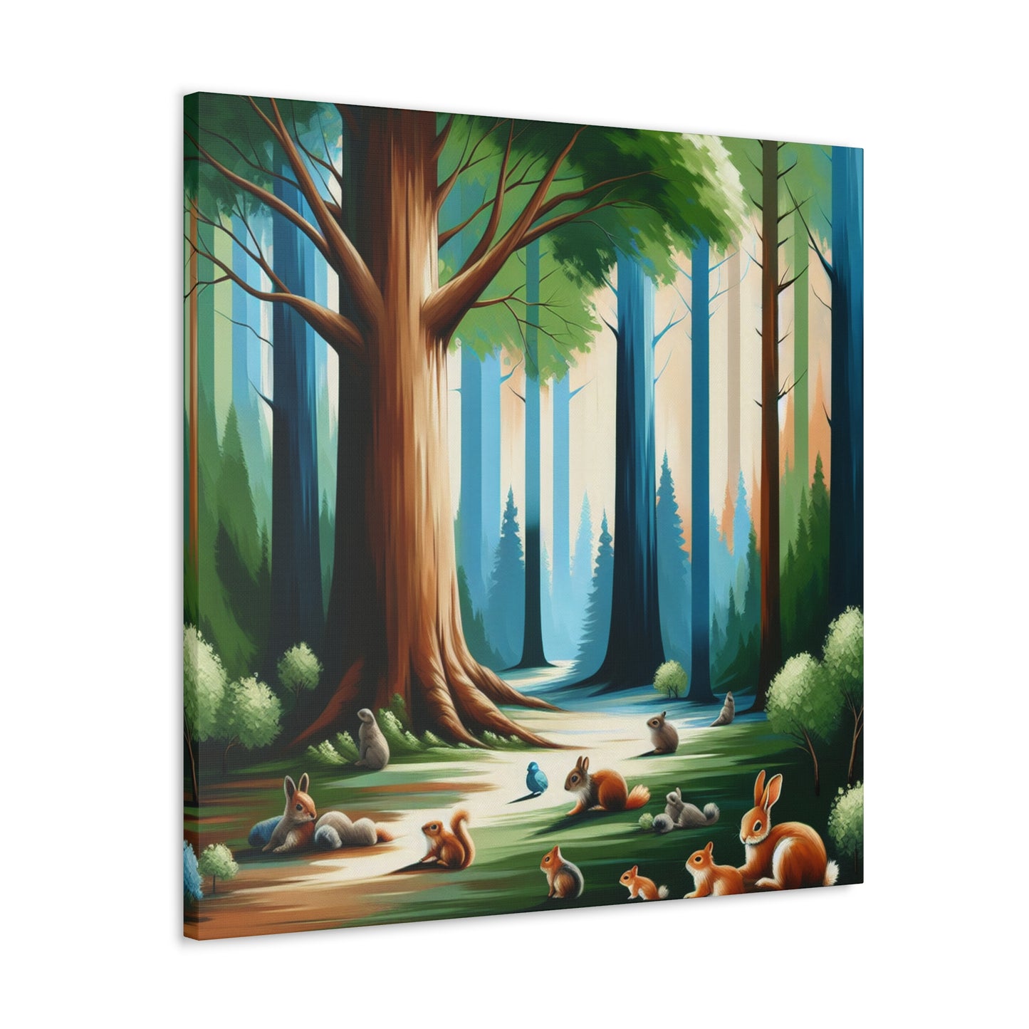 Whispering Woodland Enchantment - Canvas