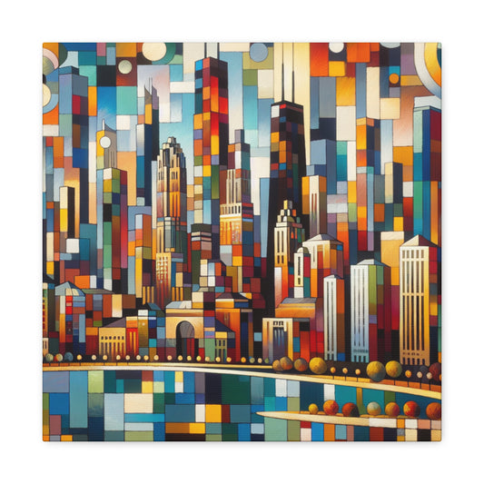 "Spectacle of Urban Colors" - Canvas