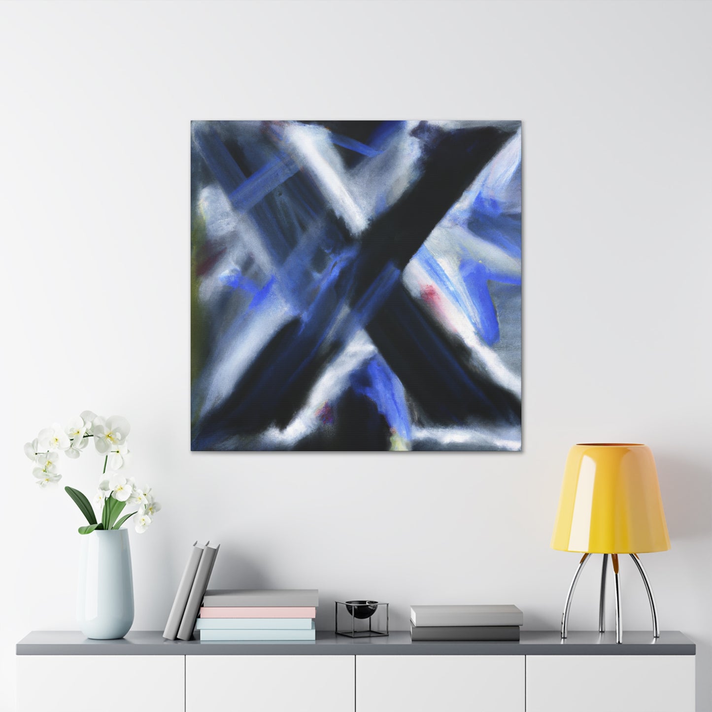 X in Expressionistic Hues - Canvas