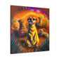 Meerkat Majesty Triumphant - Canvas