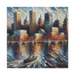 "Baltimore's Vibrant Urban Symphony" - Canvas