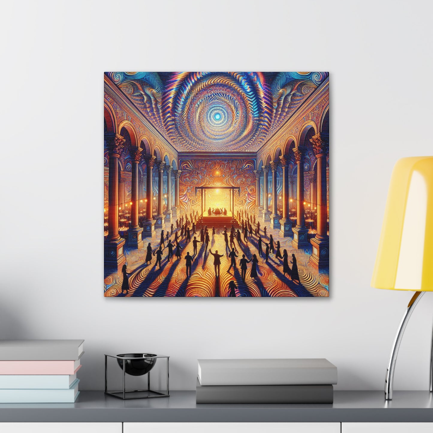 "Euphoric Rooftop Revelries" - Canvas