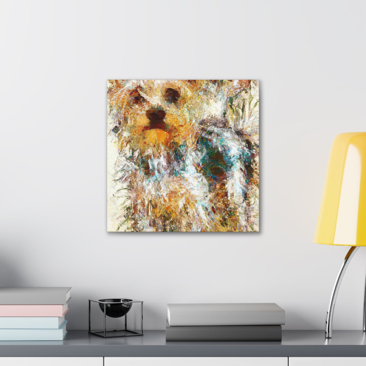 Yorkshire Terrier Expressionism - Canvas