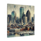 "Vibrant Boston Reverie" - Canvas