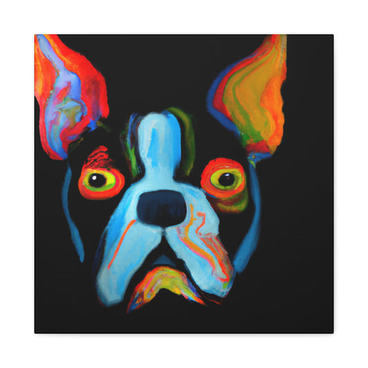 "Boston Terrier Symbiosis" - Canvas