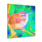 "Carolina Wren Impressionism" - Canvas