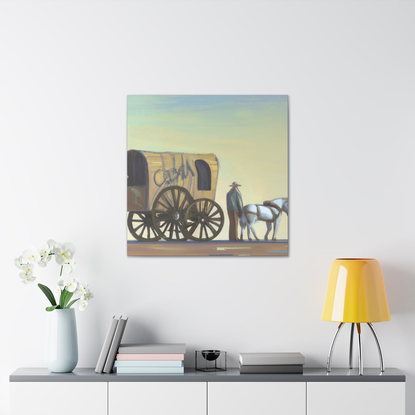 "Chuck Wagon Rendezvous" - Canvas