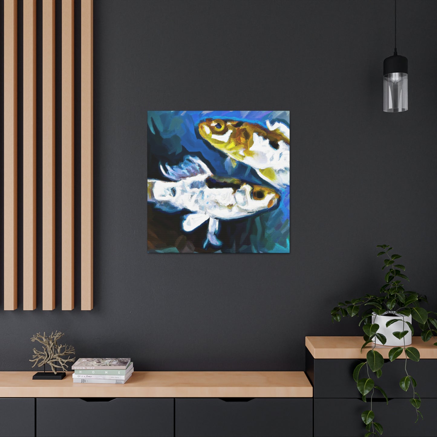 Killifish In Bloom - Canvas