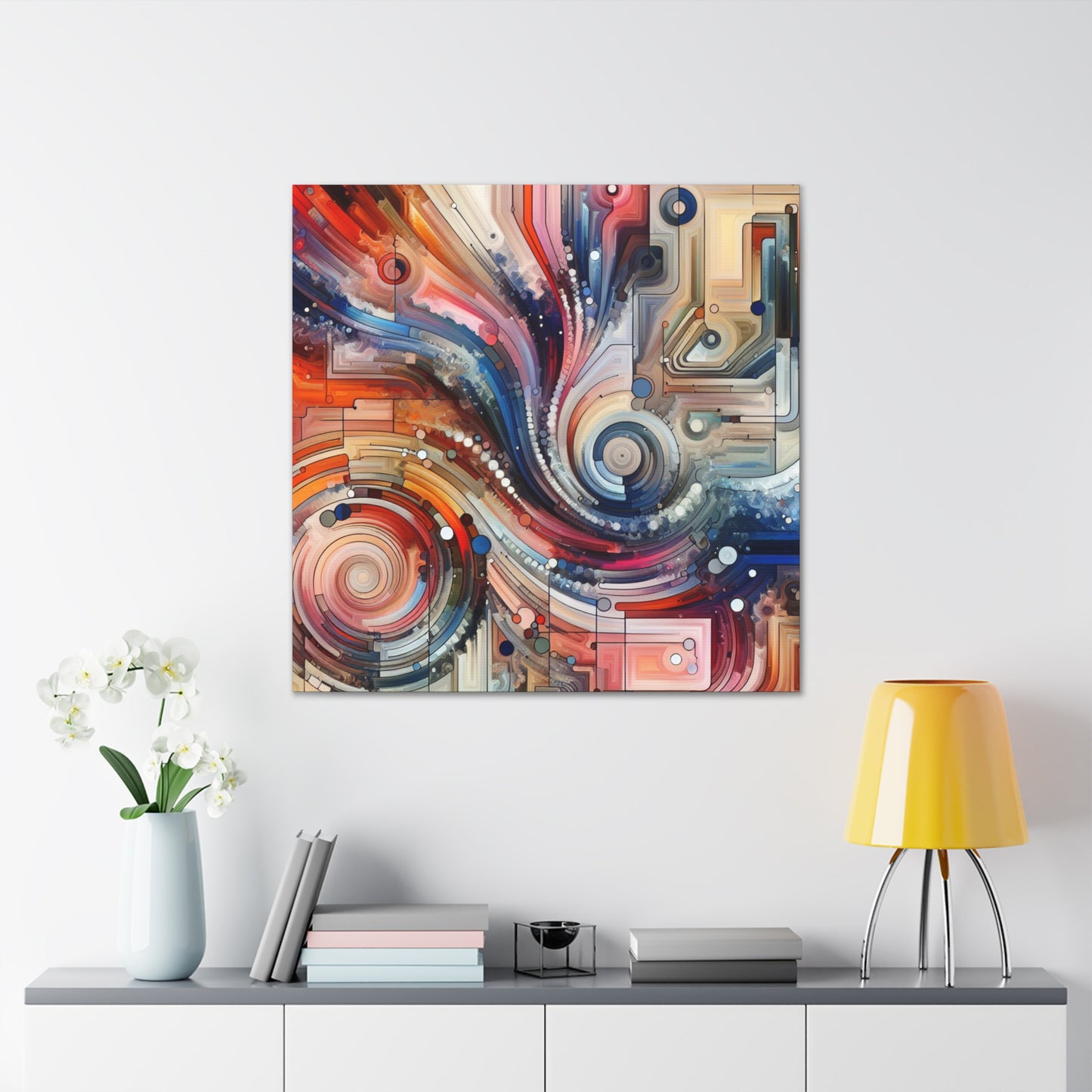 Ephemeral Whisperings Embrace - Canvas