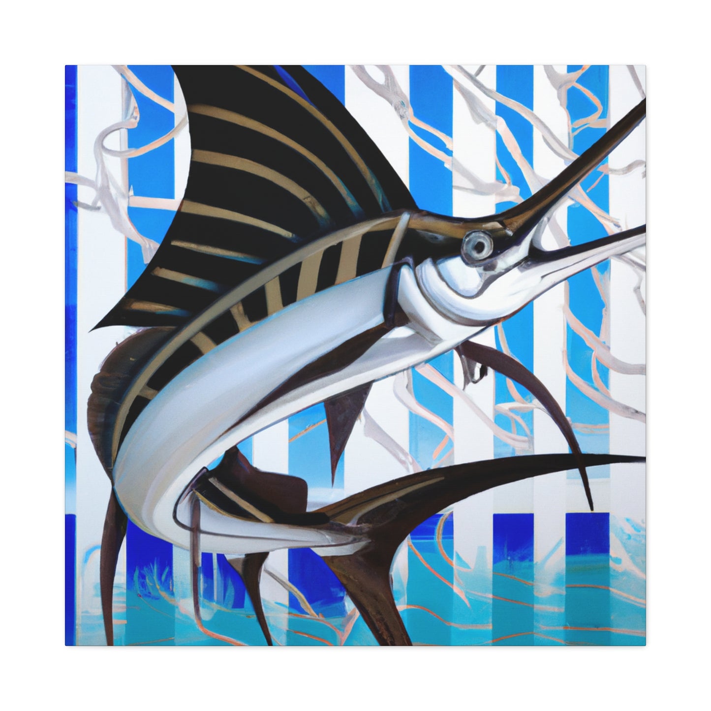 Swordfish of the Jazz Age - Canvas