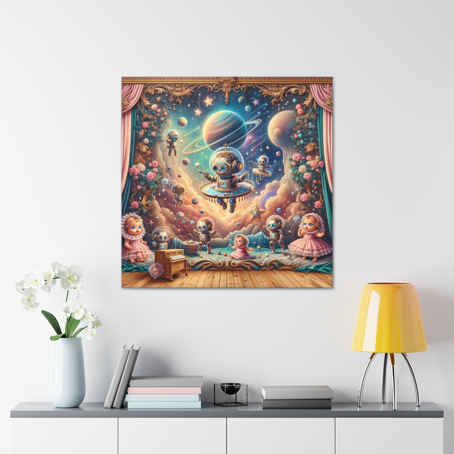 "Robotic Celestial Fantasia" - Canvas