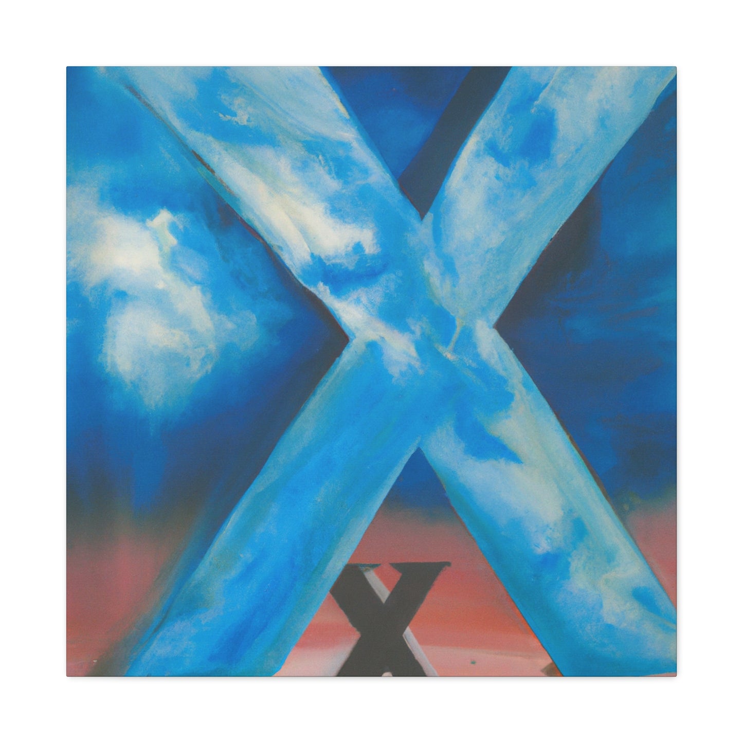 X Unveiled in Dreams - Canvas