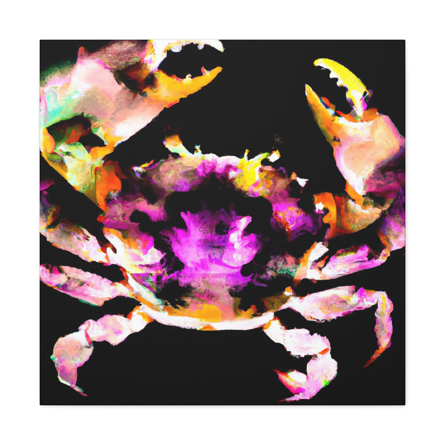 Crab's Colorful Dance - Canvas