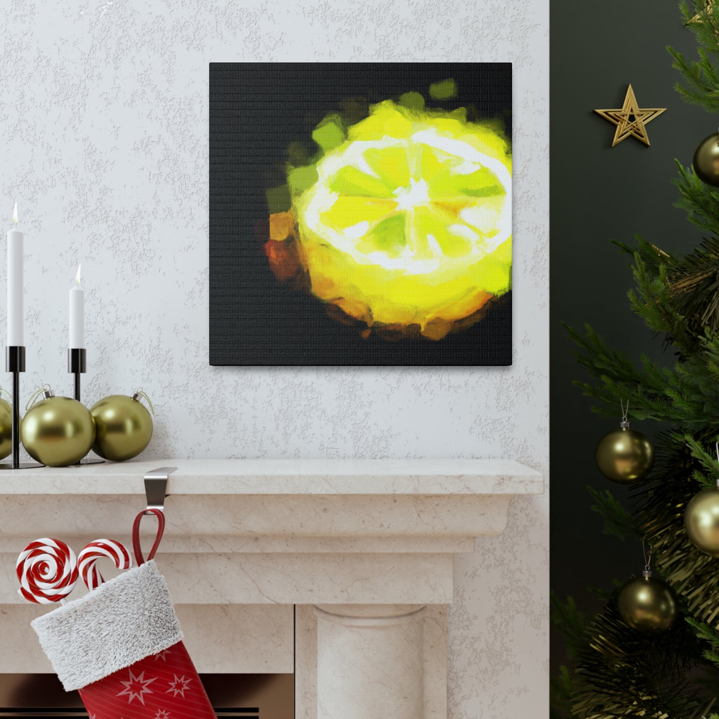 Lemons in Moonlight - Canvas