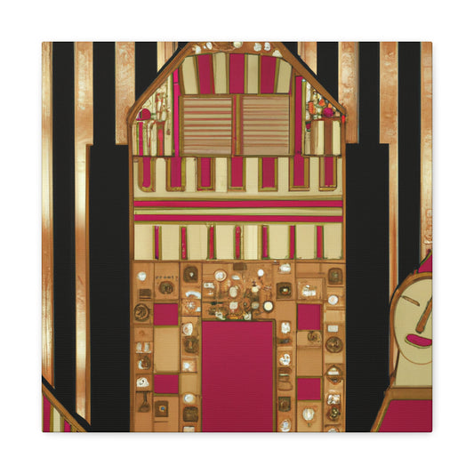 "Gingerbread Palace Dream" - Canvas