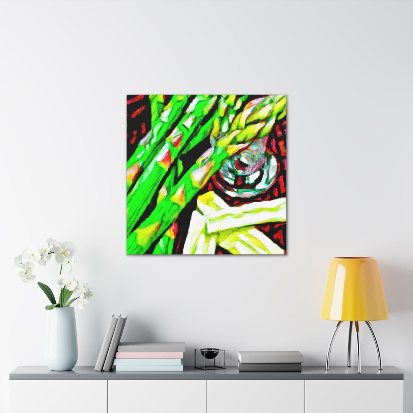 "Asparagus In Fauvism" - Canvas