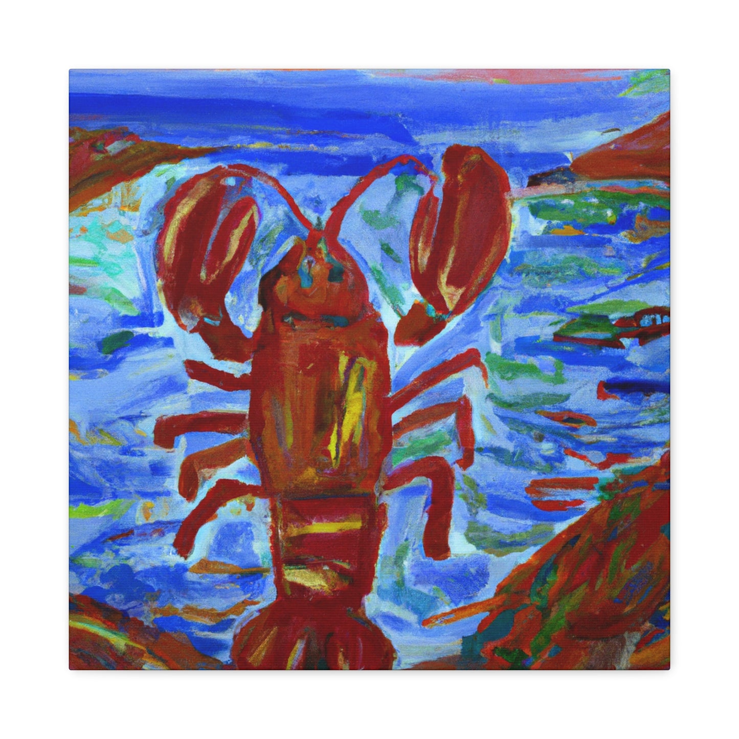 Lobster in Impressionism - Canvas