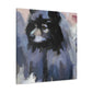 "Keeshond in Abstraction" - Canvas