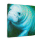 Manatee in Movement - Canvas