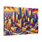 "Enigmatic Urban Dreamscape" - Canvas