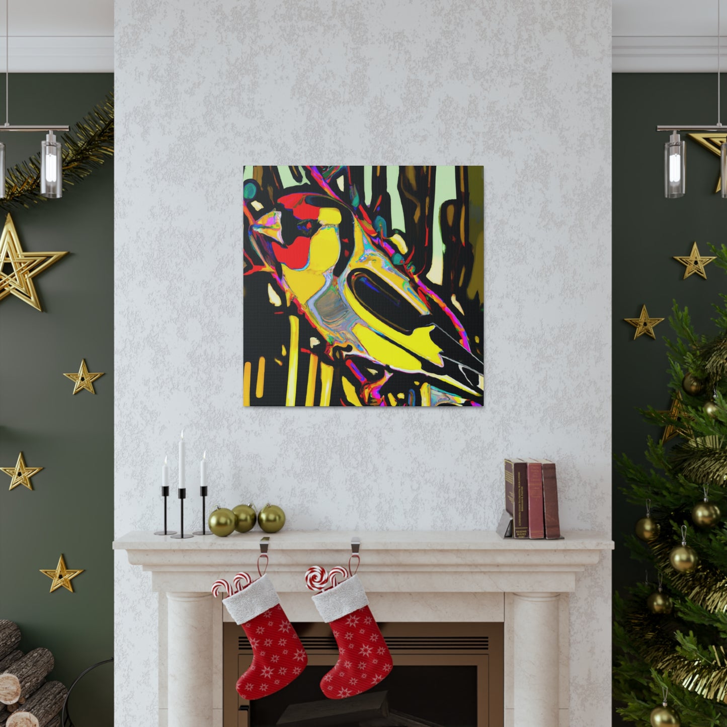 "American Goldfinch Flight" - Canvas