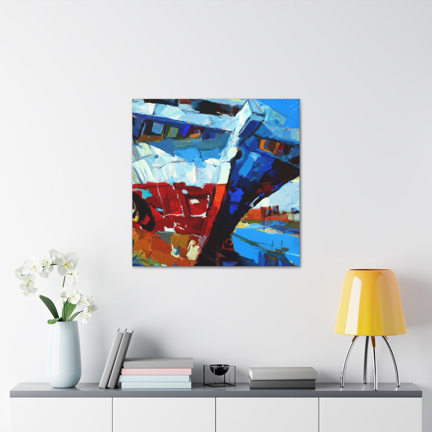 Sailboat in Motion - Canvas