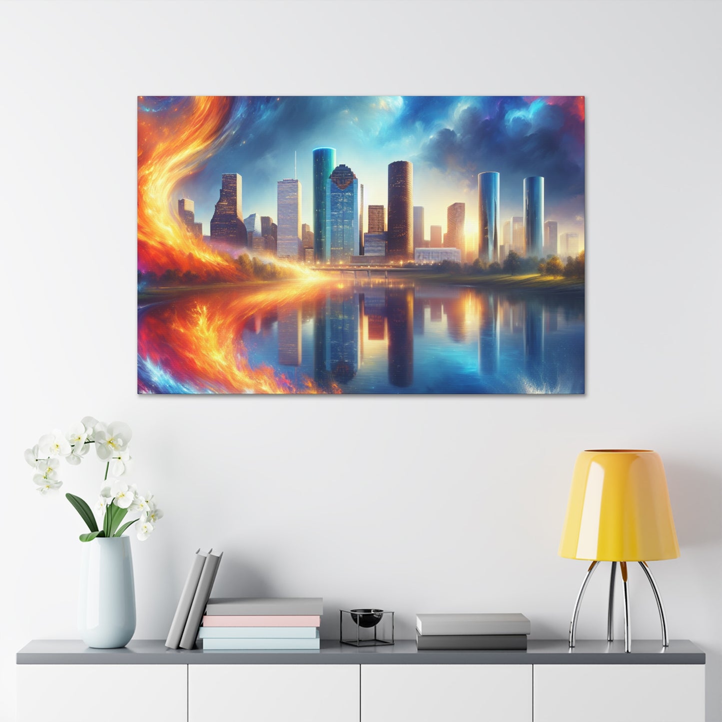 Metropolis in Hyperrealism - Canvas