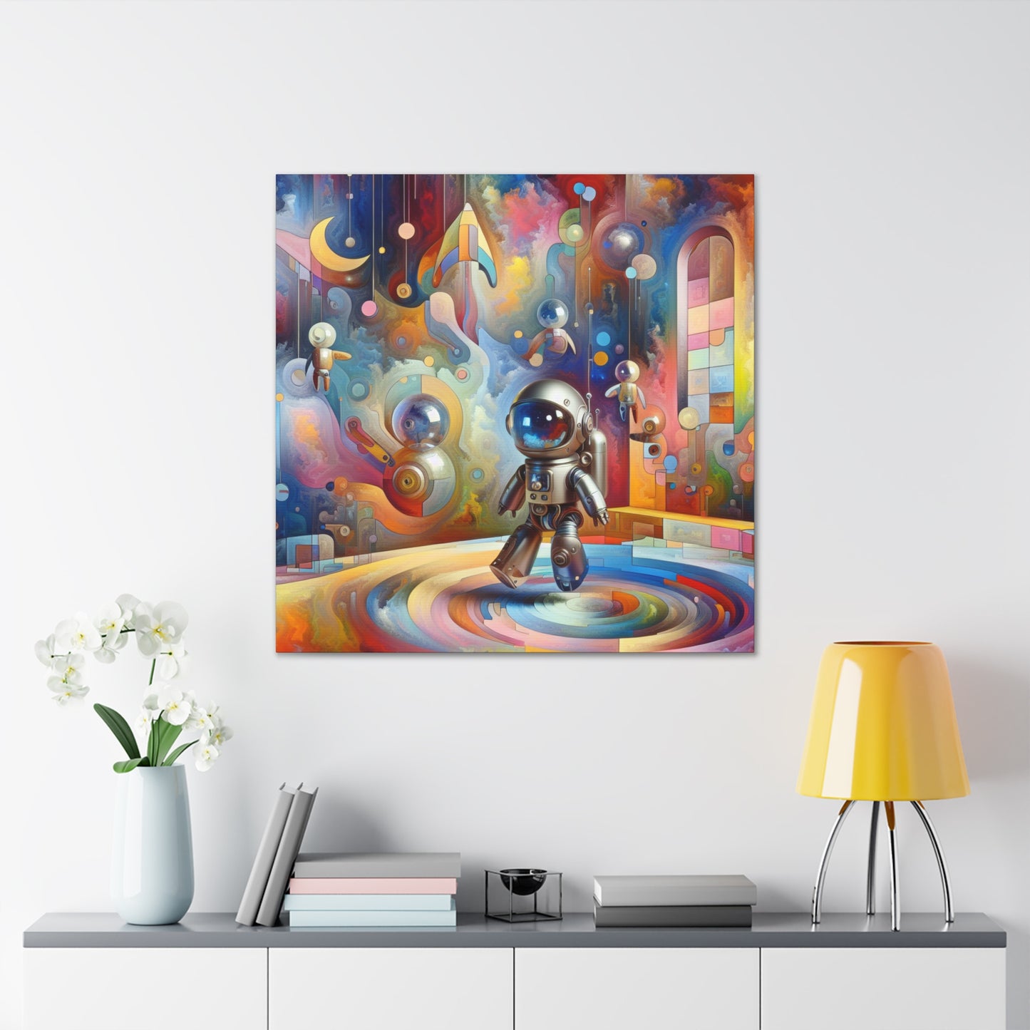 Cosmic Robotic Odyssey - Canvas