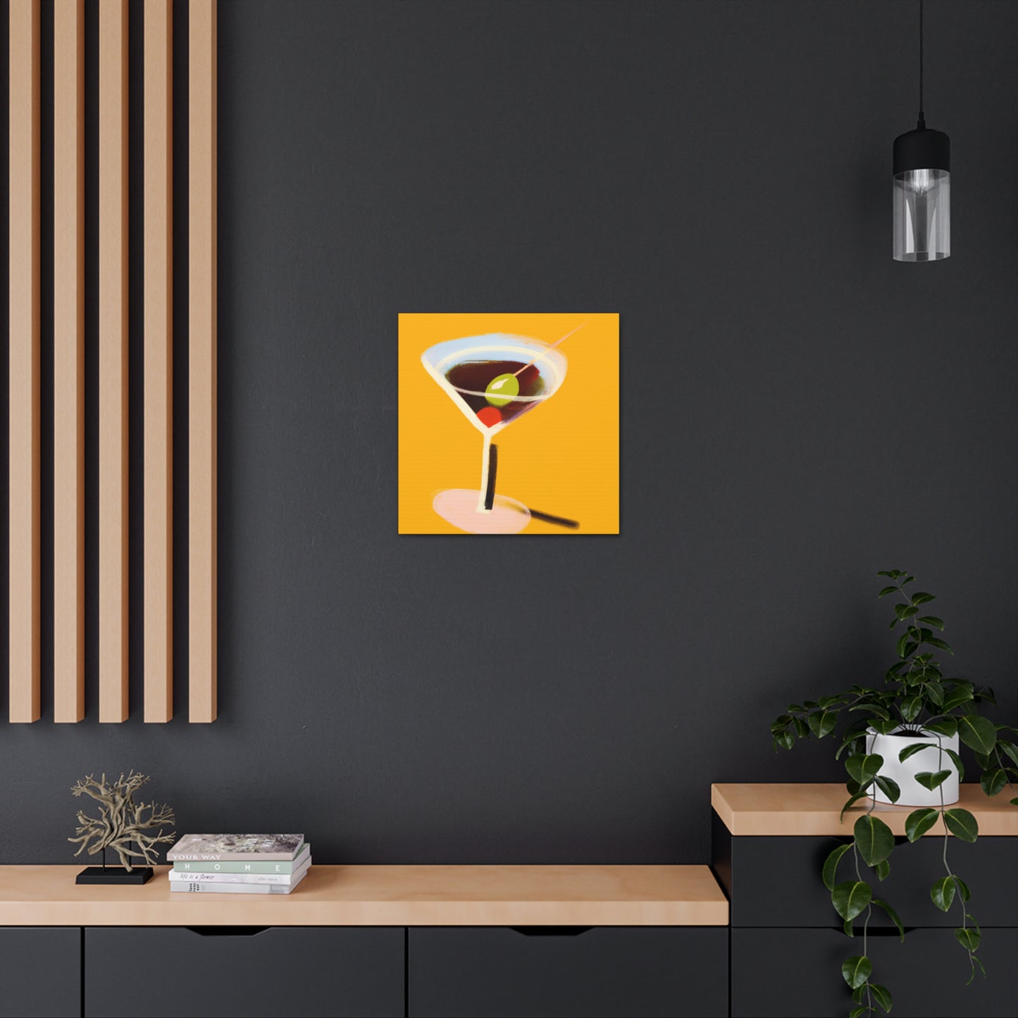 Martinis on a Canvas - Canvas