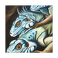 "Iguanas in Surrealism" - Canvas