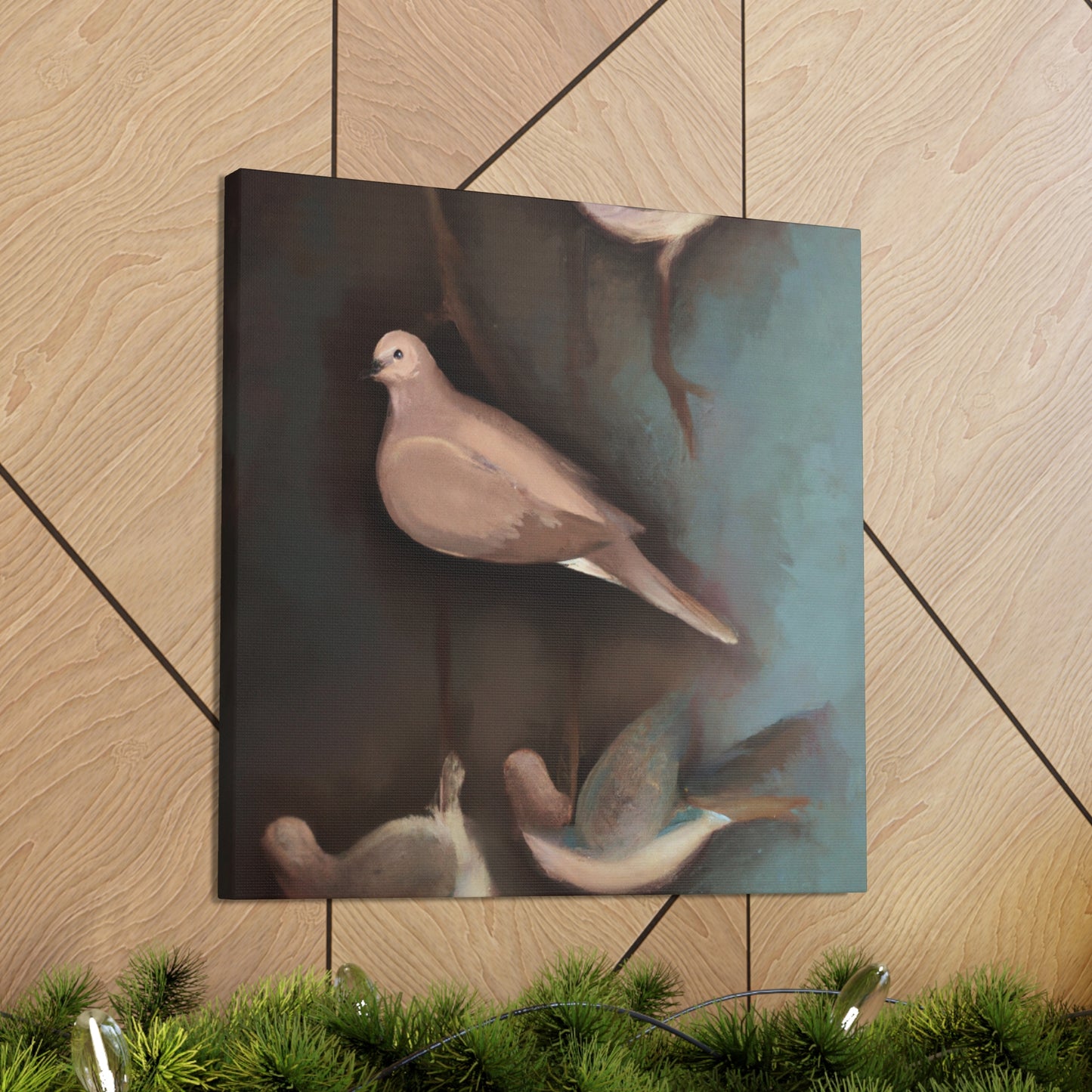 "Mourning Dove In Mourning" - Canvas