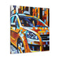 "Taxi On the Move" - Canvas