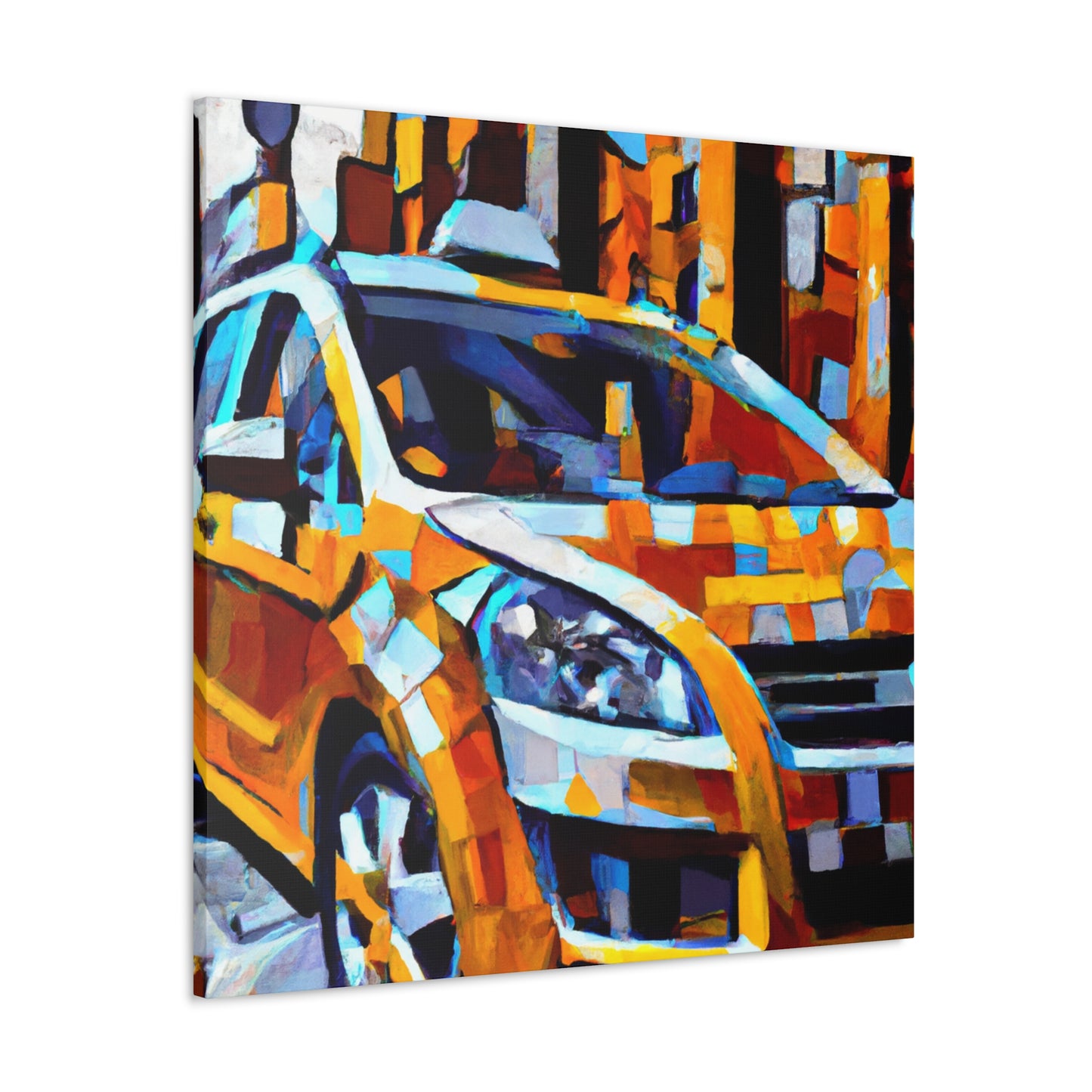 "Taxi On the Move" - Canvas