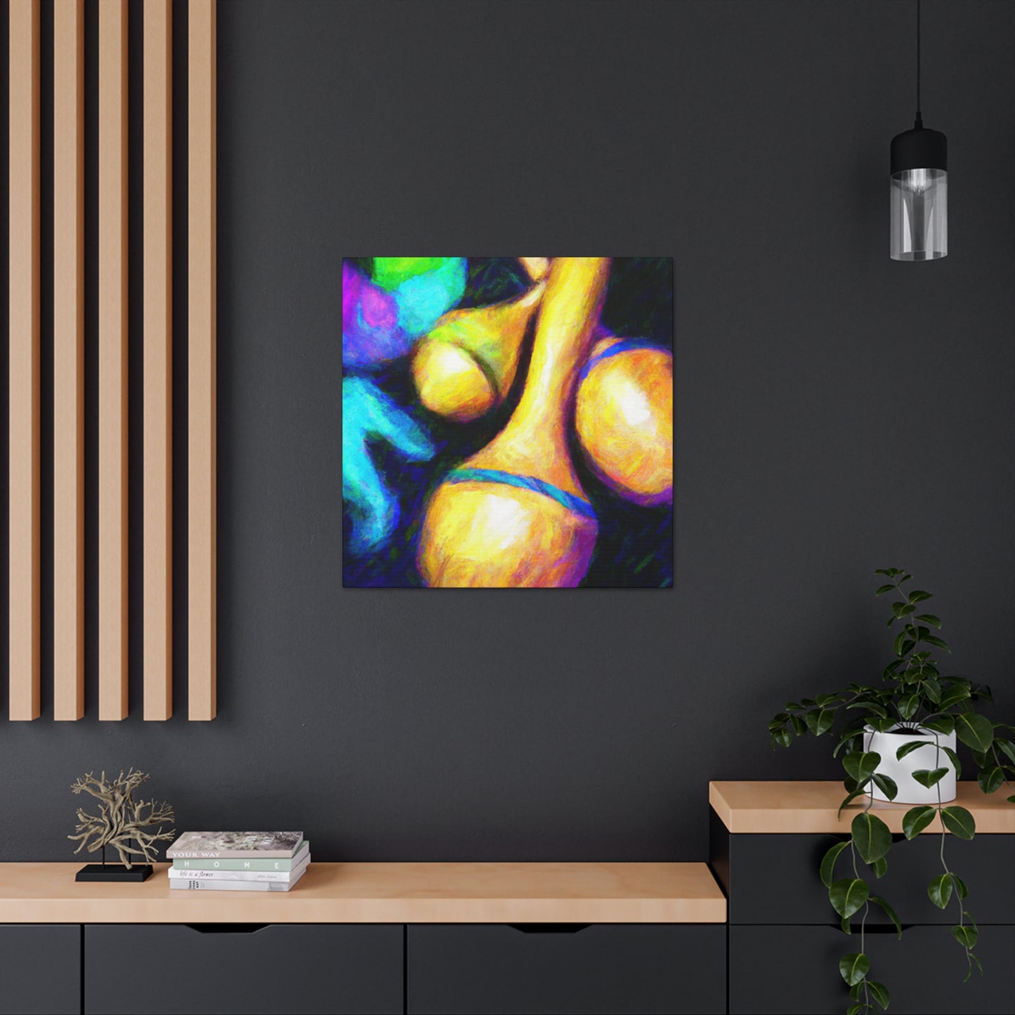 Shaking Maracas Triumphantly - Canvas