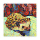 "Hedgehog in Impressionism" - Canvas