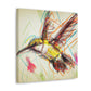 "Hummingbird in Flight" - Canvas