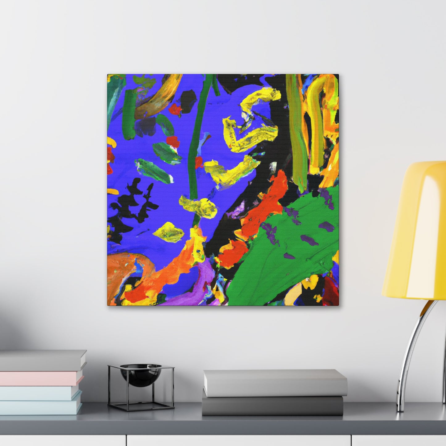 "Chaotic Color Symphony" - Canvas