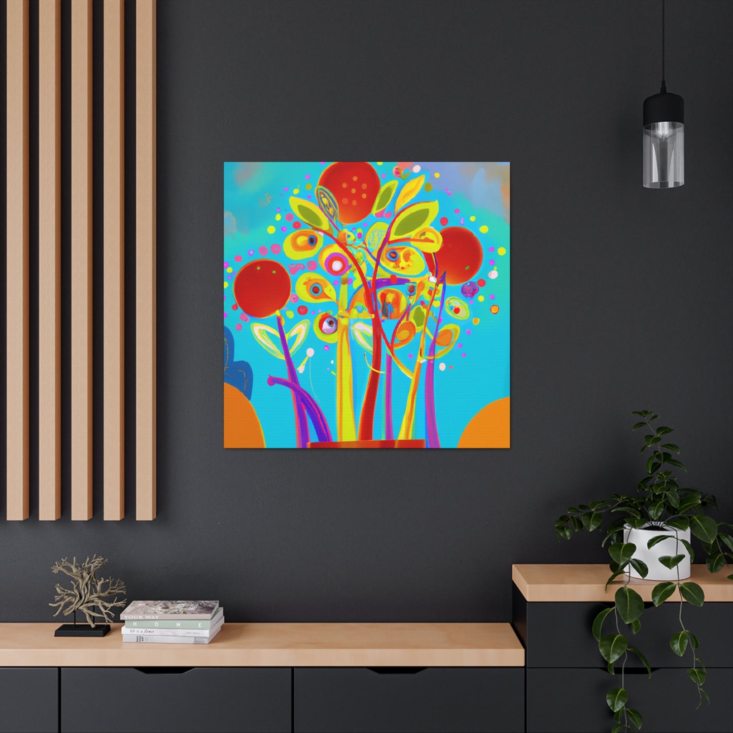 "Dogwood in December Glow" - Canvas