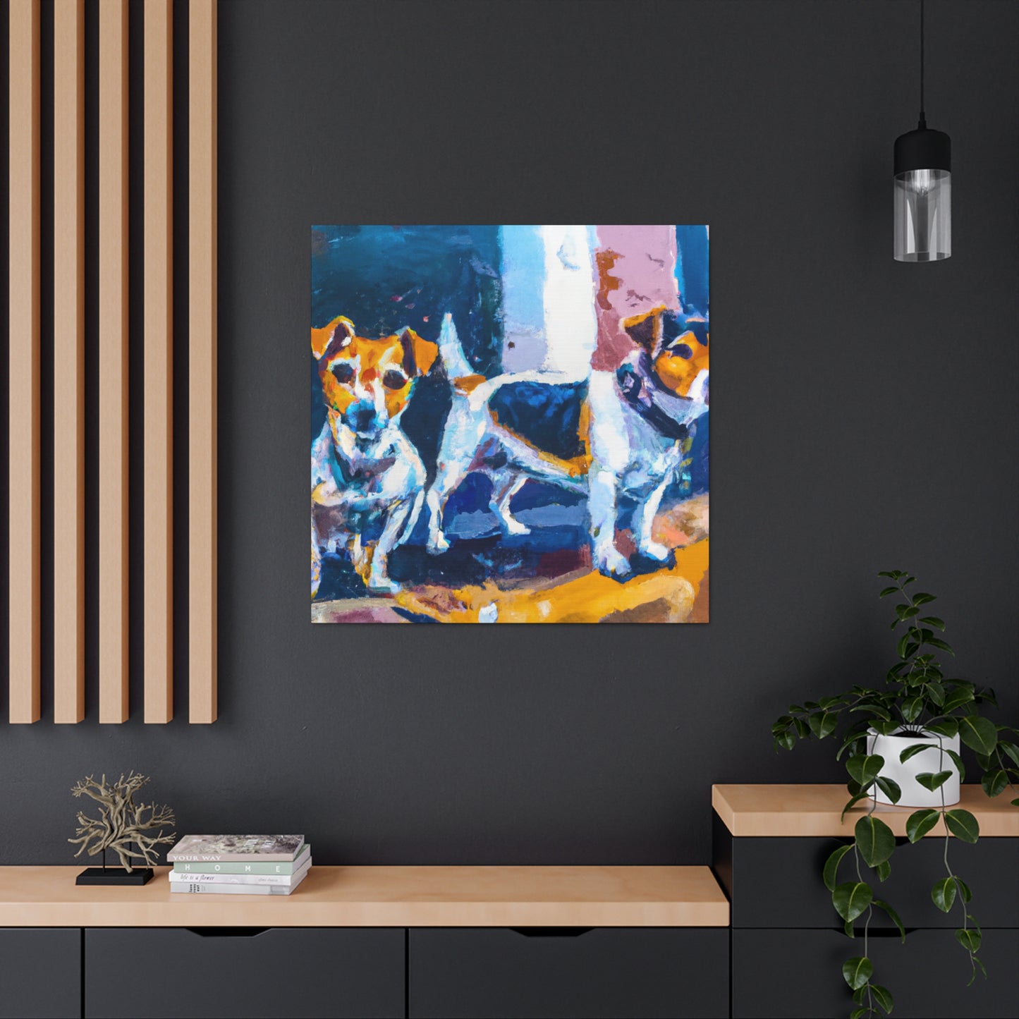 Jack Russell Masterpiece - Canvas