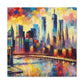 "Enchanting Melodies of Manhattan" - Canvas