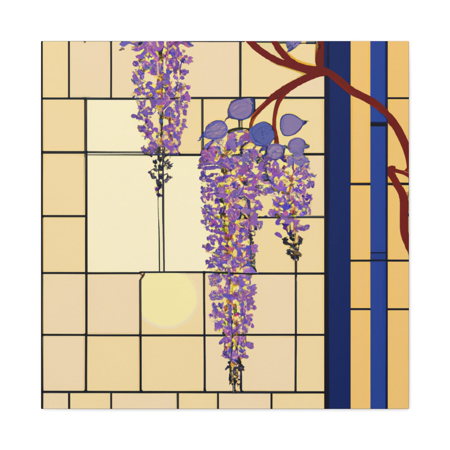 "Wisteria in Bloom" - Canvas