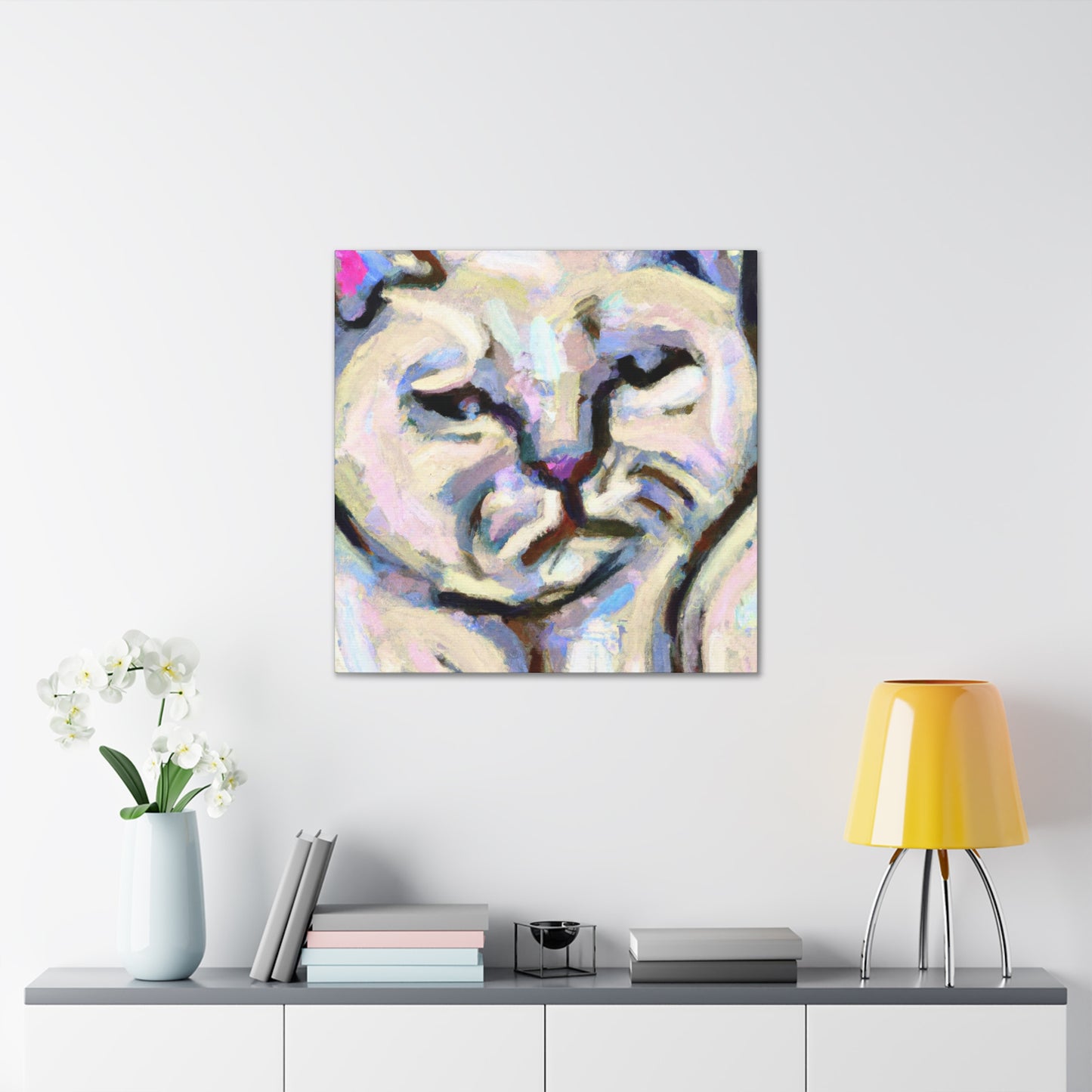 "Siamese in Expressionism" - Canvas