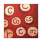 "Corked Wine Pattern" - Canvas